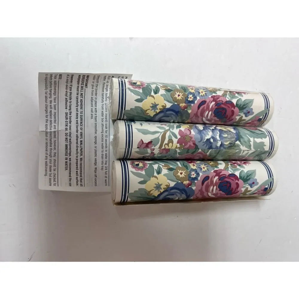 American Spirit Floral wallpaper border 3 Rolls